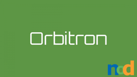 orbitron font alternative