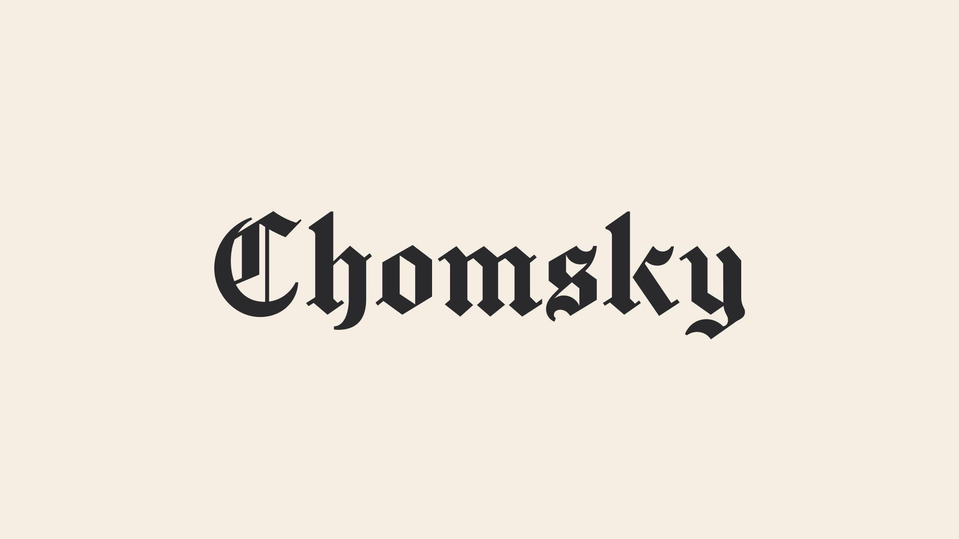 Free Font Friday_ Chomsky