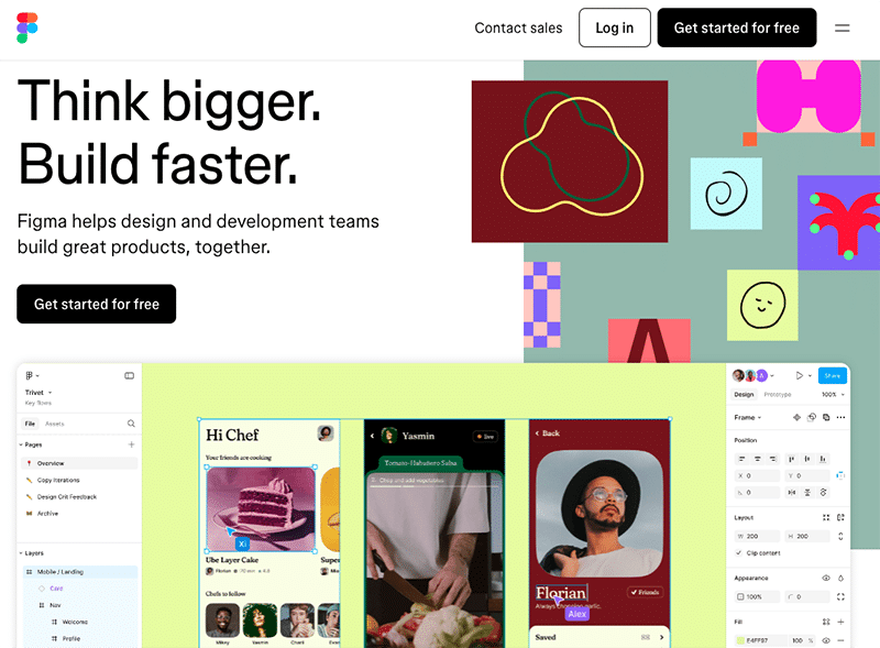 Figma home page