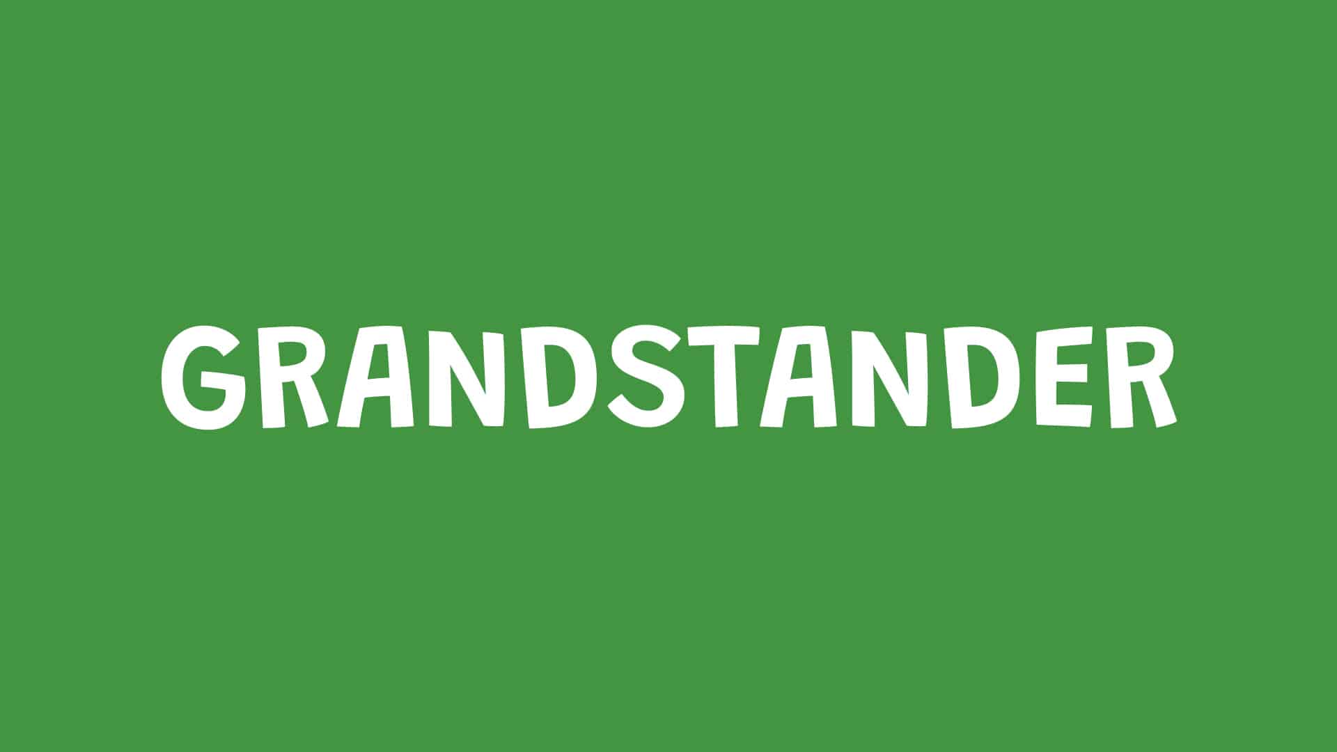 Free Font Friday - Grandstander