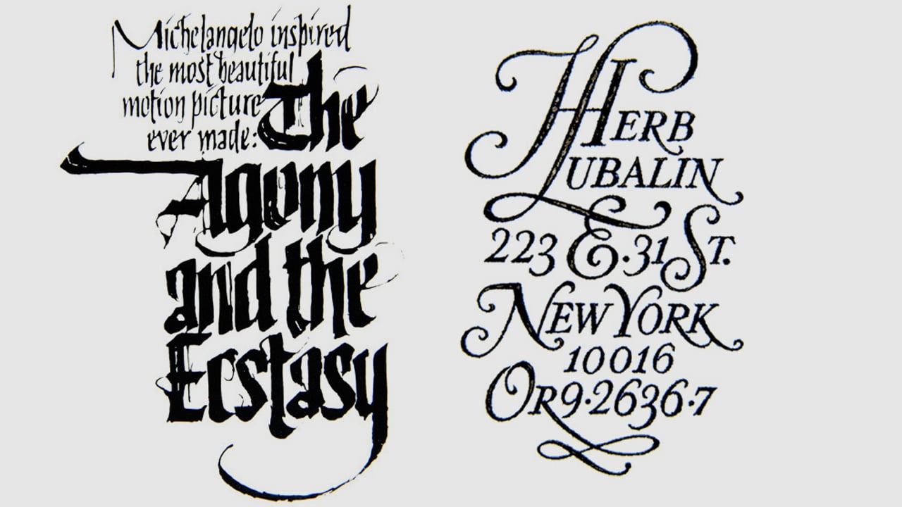 Graphic Giants Herb Lubalin