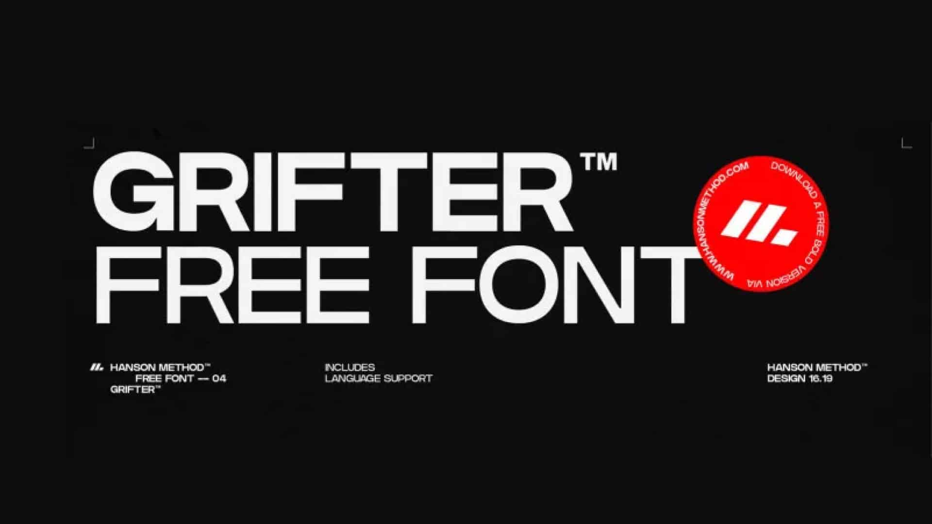 Free Font Friday - Grifter