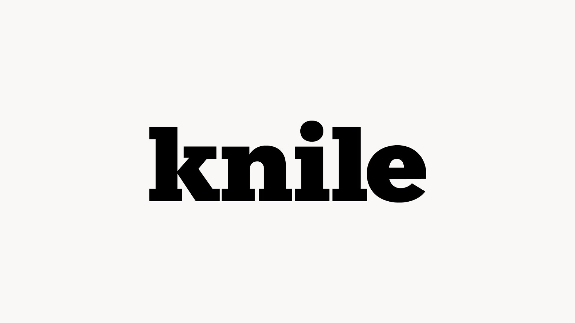 Free Font Friday Knile font