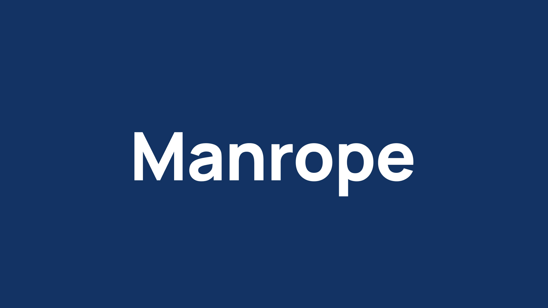 Free Font Friday - Manrope