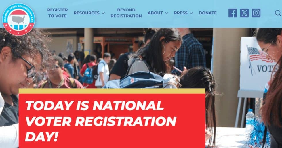 National Voter Registration Day Sept 17, 2024 Sessions College