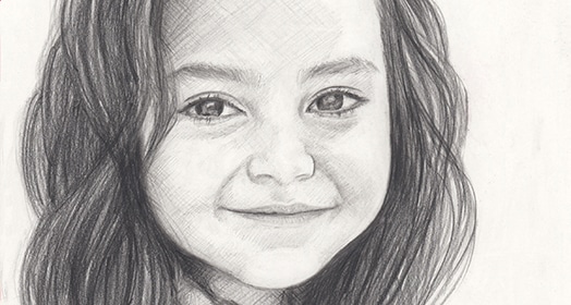 Two persons pencil portrait on A4 size | giftasketch.com